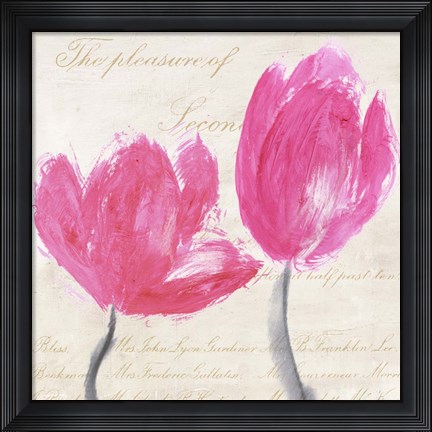 Framed Classic Tulips I Print