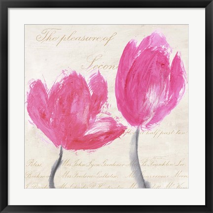 Framed Classic Tulips I Print