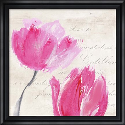 Framed Classic Tulips II Print