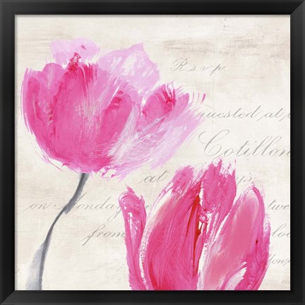 Framed Classic Tulips II Print