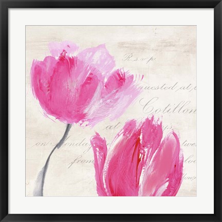 Framed Classic Tulips II Print