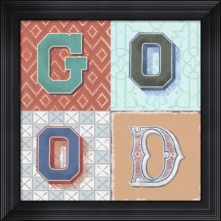 Framed Good Print