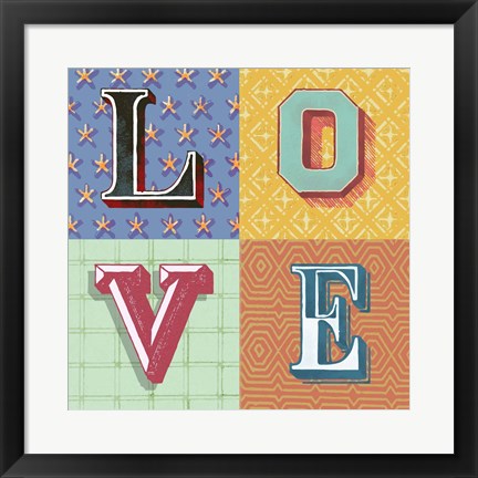 Framed Love Print