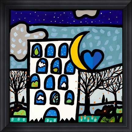 Framed Dentro di noi c&#39;e Sempre un Cielo Stellato Print