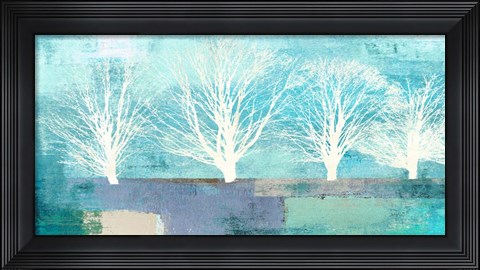 Framed Tree Lines I Print