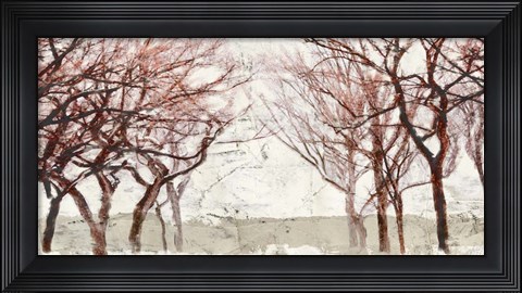 Framed Rusty Trees Print
