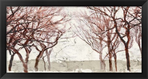 Framed Rusty Trees Print