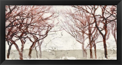 Framed Rusty Trees Print