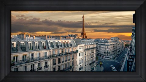 Framed Morning in Paris Print