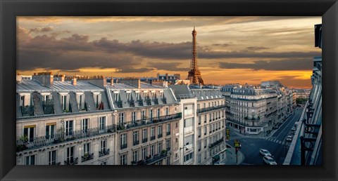 Framed Morning in Paris Print