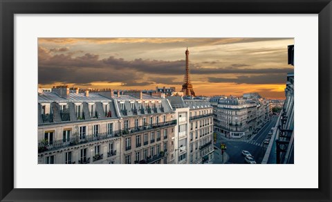 Framed Morning in Paris Print