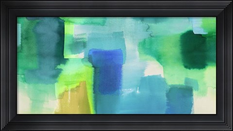 Framed Colors of Water Print