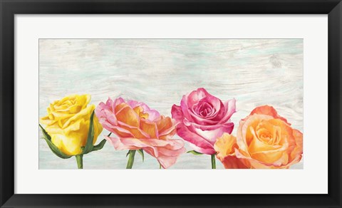 Framed Funky Roses Print