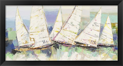 Framed Nel Mare dei Tropici Print