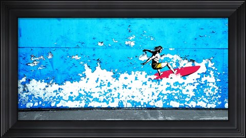 Framed Off the Wall, Santa Cruz, CA Print