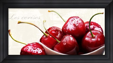 Framed Les Cerises Print