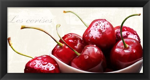 Framed Les Cerises Print