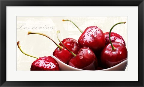 Framed Les Cerises Print