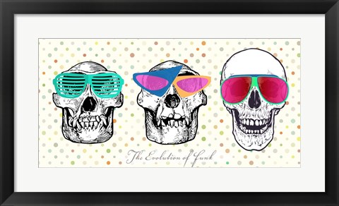 Framed Evolution of Funk Print