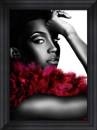 Framed Black Pearl Print