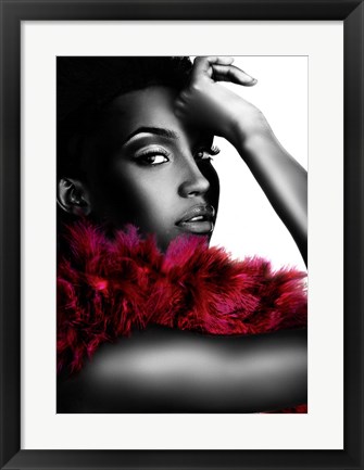 Framed Black Pearl Print