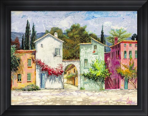 Framed Paese Italiano II Print