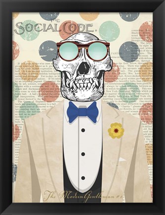 Framed Modern Gentleman #1 Print