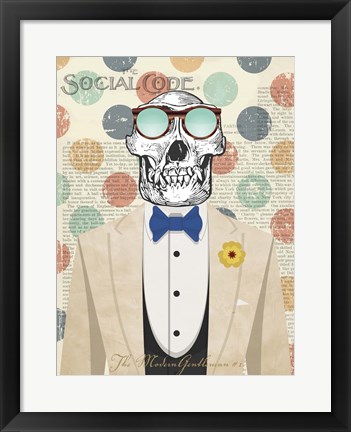 Framed Modern Gentleman #1 Print