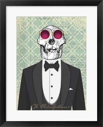 Framed Modern Gentleman #2 Print