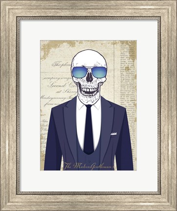 Framed Modern Gentleman #3 Print