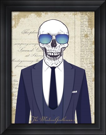 Framed Modern Gentleman #3 Print
