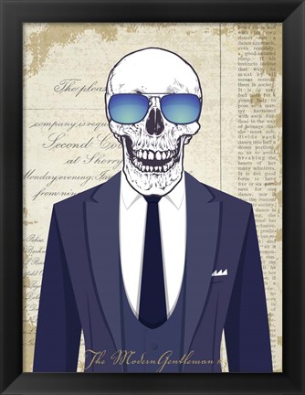 Framed Modern Gentleman #3 Print