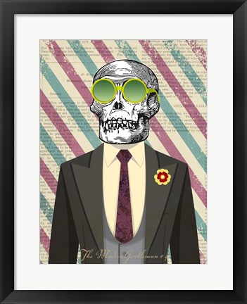 Framed Modern Gentleman #4 Print