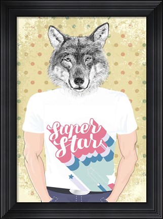 Framed Super Star Print