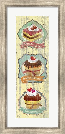 Framed Fresh-Baked Cupcakes Print