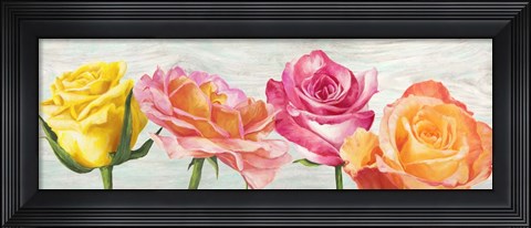 Framed Funky Roses Print