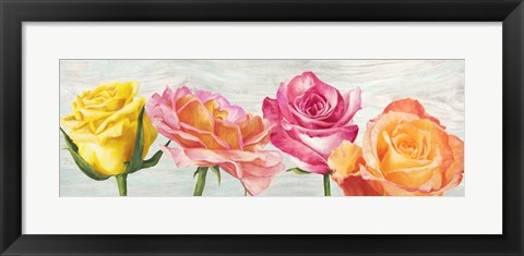 Framed Funky Roses Print