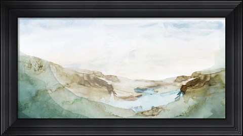 Framed Serene Awakening I Print