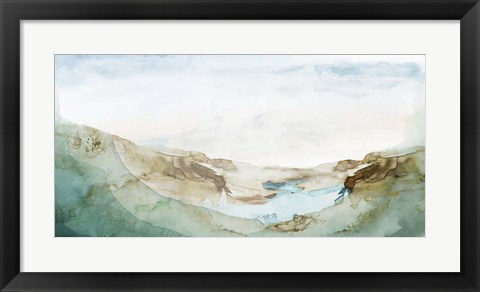 Framed Serene Awakening I Print