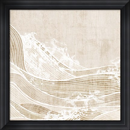 Framed Tidal Waves I Print