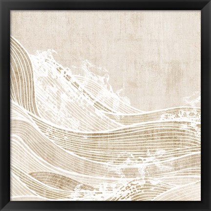 Framed Tidal Waves I Print