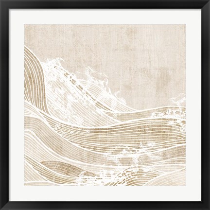 Framed Tidal Waves I Print