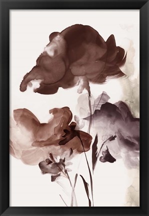 Framed Azura Bouquet II Crimson Version Print