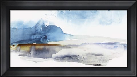 Framed Lunar Landscape Print