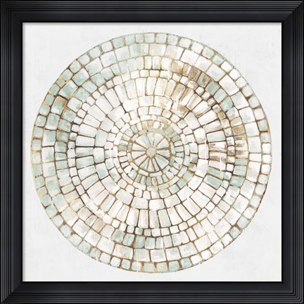 Framed Concentric Ornate Print