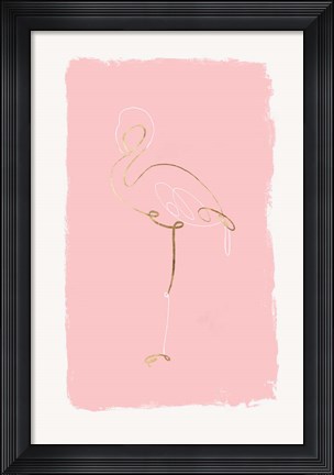Framed Graceful Bird II Print