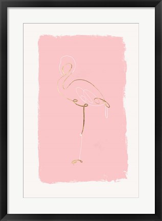 Framed Graceful Bird II Print