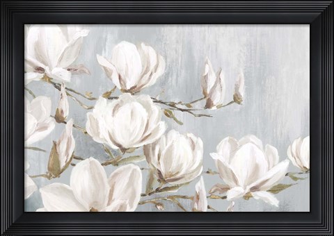 Framed White Magnolia Print