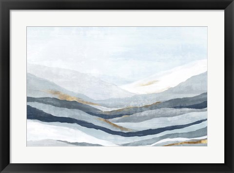 Framed Far Away Land II Print