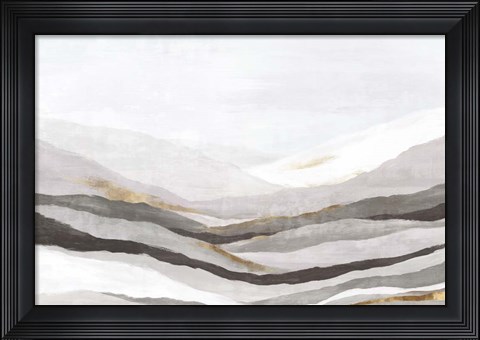 Framed Far Away Land II Neutral Version Print